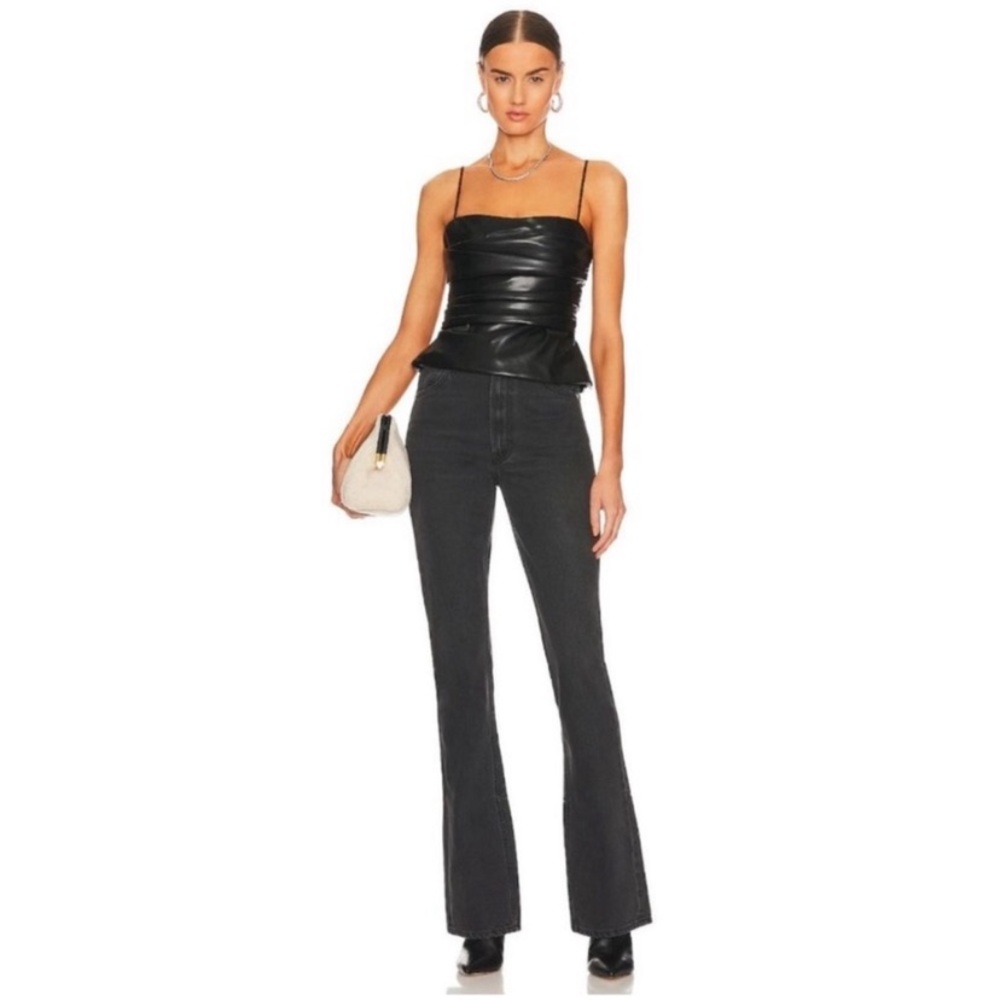 Mother Wedge Slit Heel Jeans